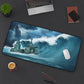 Ocean Wave Mousepad - Stunning Sea Wave Pattern Deskmat - Large Gaming Deskpad