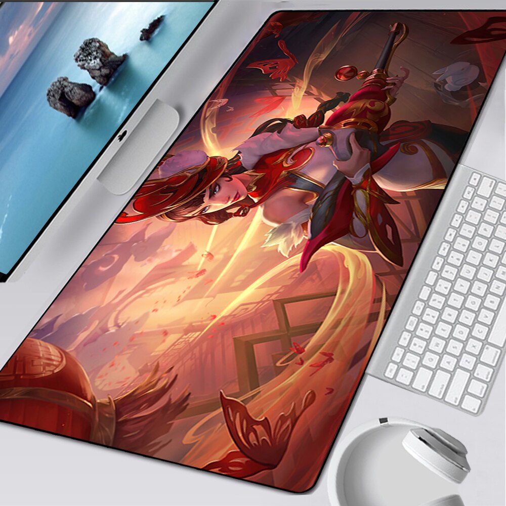 LoL Caitlyn Mousepad Collection, Snow Moon Caitlyn, Sheriff Caitlyn, Headhunter, Arcade, Lunar Wraith, Pool Party, League of Legends Deskmat Gift