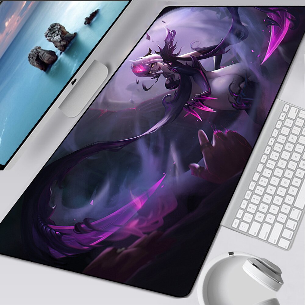 LoL Evelynn Gaming Mousepads, Coven Evelynn Mousepad, Spirit Blossom Evelynn, K/DA All Out Evelynn,  League of Legends Deskmat Gift