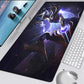 LoL Ashe Mousepad Collection, Cosmic Queen, Coven Ashe, Project: Ashe, Championship, Fae Dragon, Freljord, League of Legends Deskmats