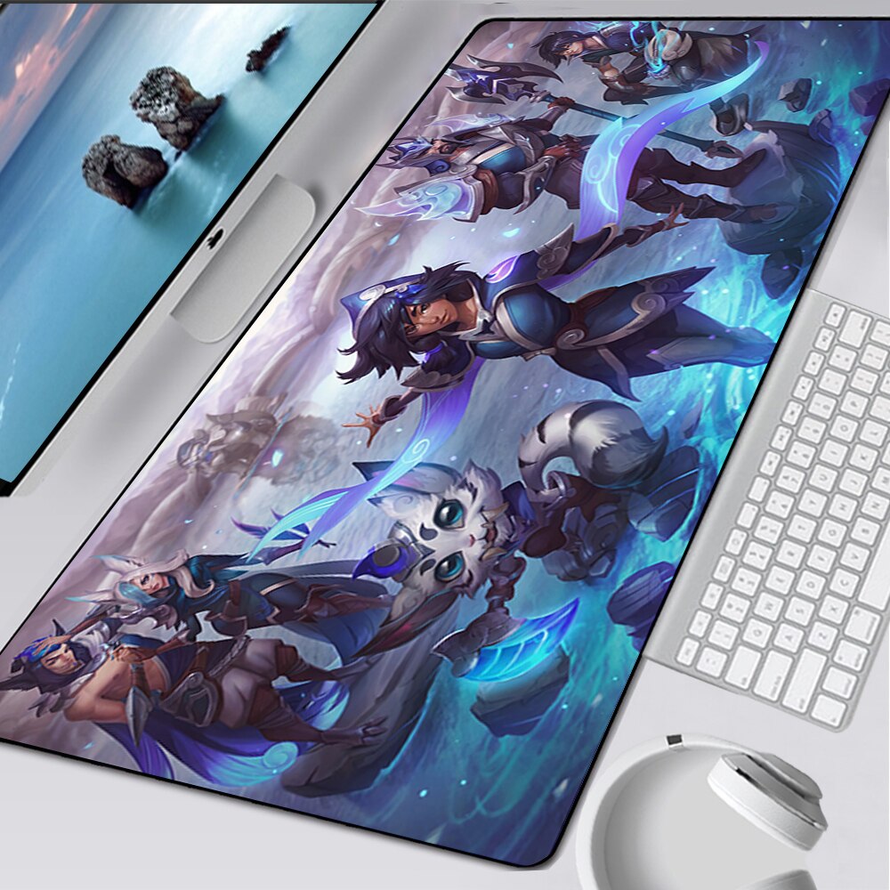 LoL Ezreal Gaming Mousepads, Porcelain Protector Ezreal, Faerie Court Ezreal, Pajama Guardian Ezreal, SSG Ezreal, Pulsefire Ezreal, TPA Ezreal, Ace of Spades Ezreal, Nottingham Ezreal, League of Legends Deskmat Gift