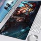 LoL Braum Mousepad Collection All Skins, Dragon Slayer,  Santa, Lionheart, El Tigre, Crime City, Sugar Rush, League of Legends Deskmat Gift