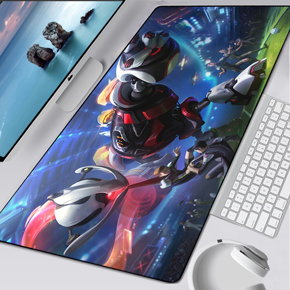 LoL Blitzcrank Mousepad Collection All Skins, Lancer Paragon Rogue, Goalkeeper, Boom Boom, Zenith Games, Battle Boss, League of Legends Deskmat Gift