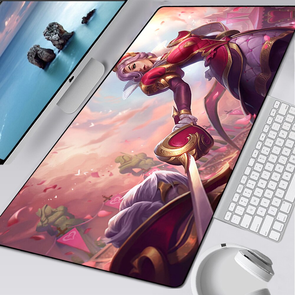 LoL Fiora Gaming Mousepads, Project Fiora, Bewitching Fiora, Pulsefire Fiora, Soaring Sword Fiora, Headmistress Fiora, Heartpiecer Fiora, League of Legends Deskmat Gift