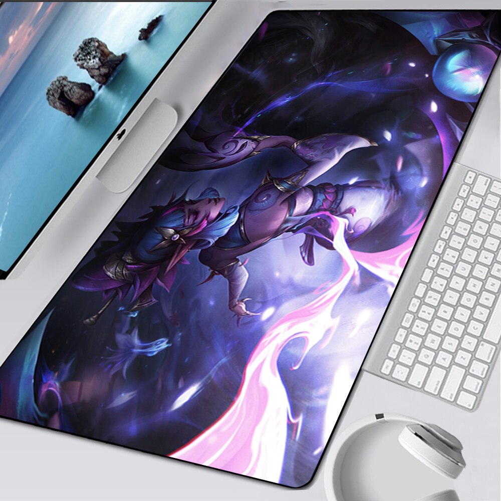 LoL Evelynn Gaming Mousepads, Coven Evelynn Mousepad, Spirit Blossom Evelynn, K/DA All Out Evelynn,  League of Legends Deskmat Gift