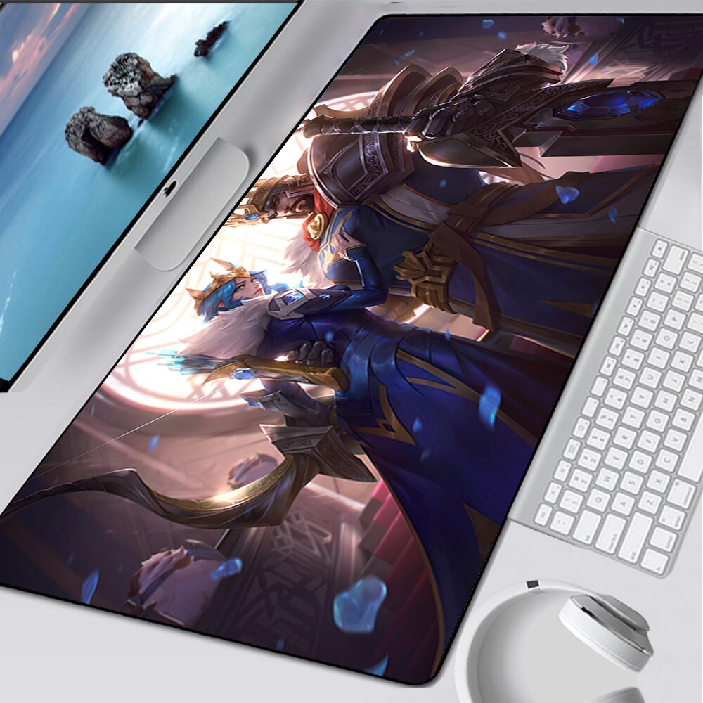 LoL Ashe Mousepad Collection, Freljord, Coven Ashe, Marauder Ashe, High Noon Ashe, Lunar Empress Ashe, League of Legends Deskmat Gift