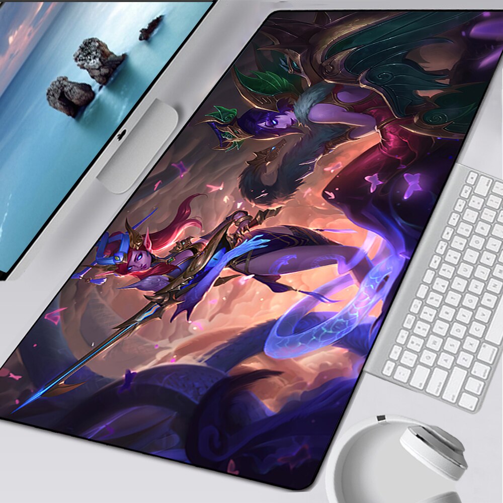 LoL Caitlyn Mousepad Collection, Snow Moon Caitlyn, Sheriff Caitlyn, Headhunter, Arcade, Lunar Wraith, Pool Party, League of Legends Deskmat Gift