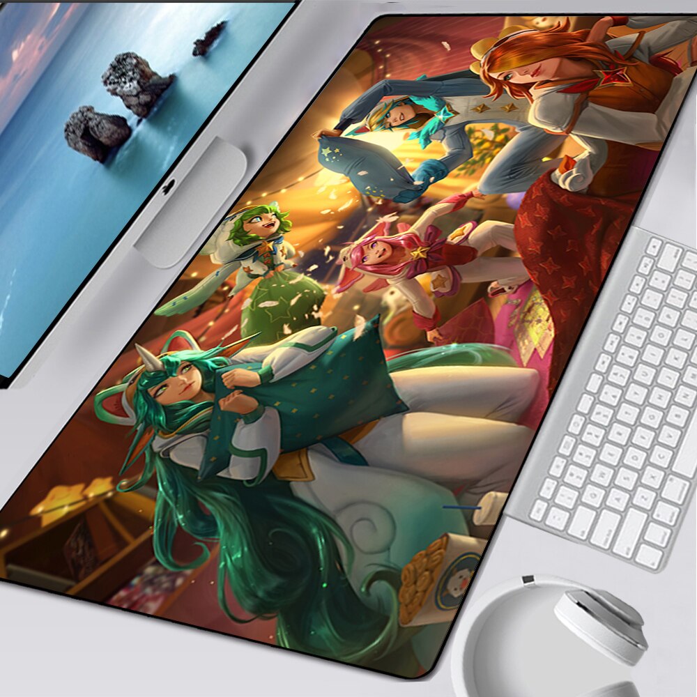 LoL Ezreal Gaming Mousepads, Porcelain Protector Ezreal, Faerie Court Ezreal, Pajama Guardian Ezreal, SSG Ezreal, Pulsefire Ezreal, TPA Ezreal, Ace of Spades Ezreal, Nottingham Ezreal, League of Legends Deskmat Gift