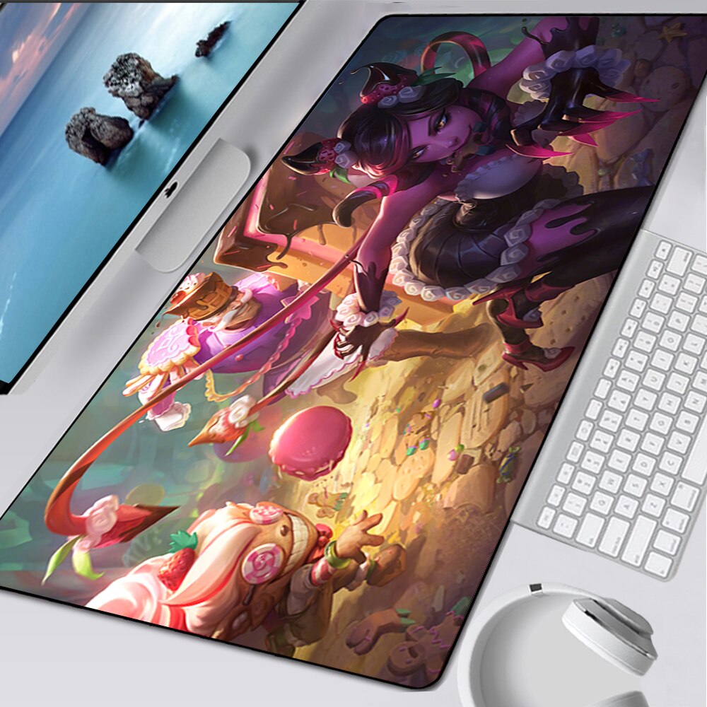 LoL Braum Mousepad Collection All Skins, Dragon Slayer,  Santa, Lionheart, El Tigre, Crime City, Sugar Rush, League of Legends Deskmat Gift