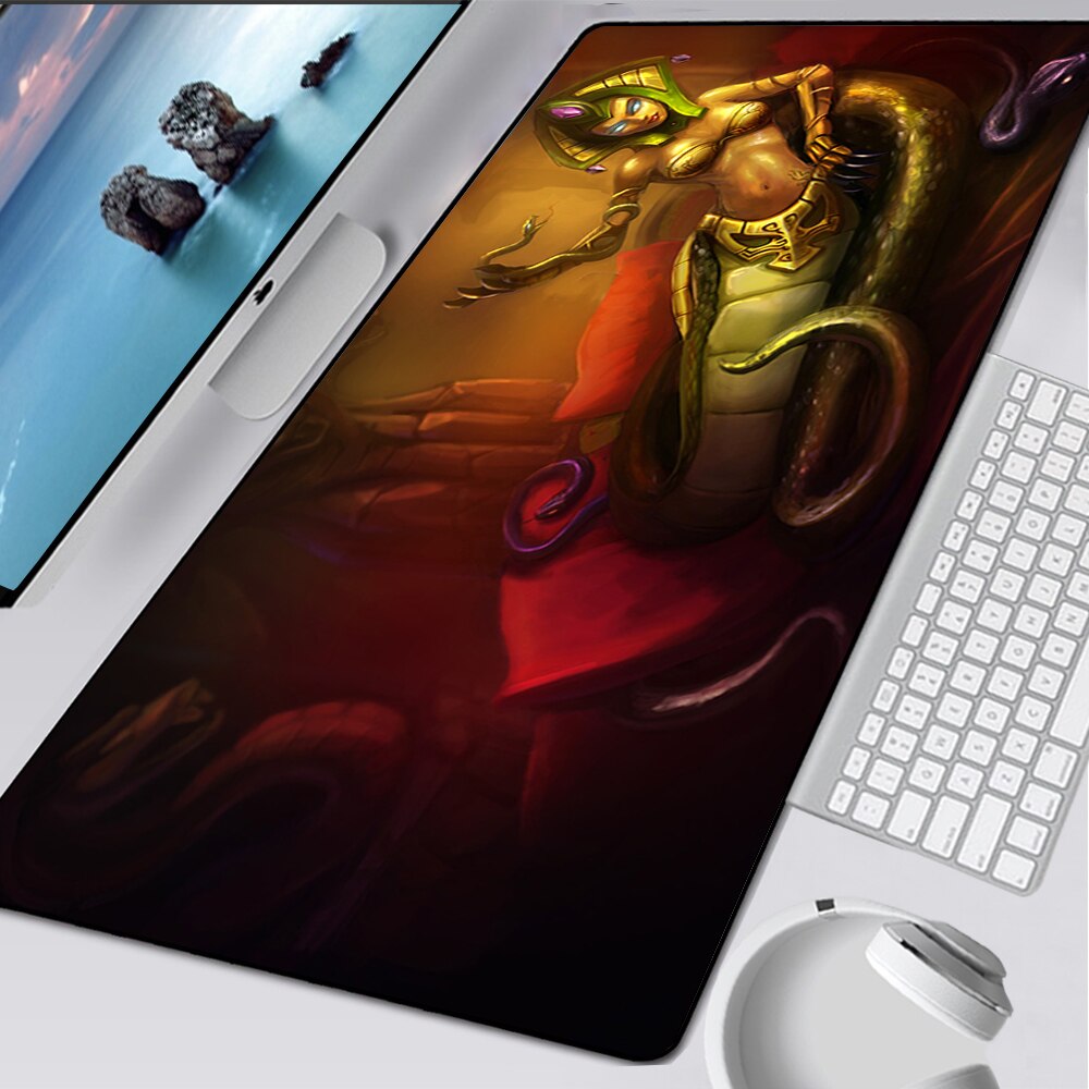 LoL Cassiopeia Gaming Mousepads, Bewitching, Mythic Cassiopeia, Coven , Spirit Blossom Cassiopea, Siren Cassiopeia,  League of Legends Deskmat Gift