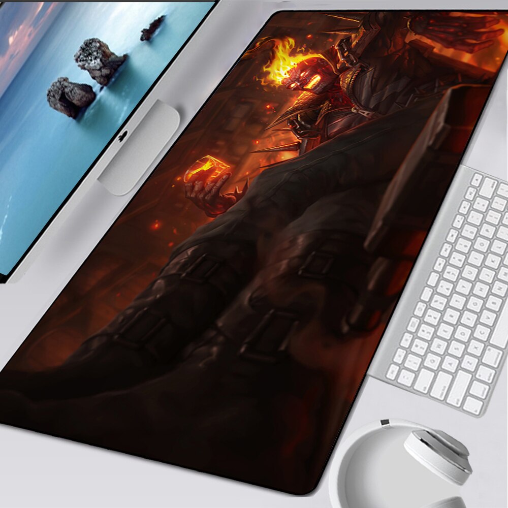 LoL Brand Mousepad Collection All Skins, Battle Boss Brand, Vandal Brand, Apocalyptic Brand, Cryocore Brand,  League of Legends Deskmat Gift