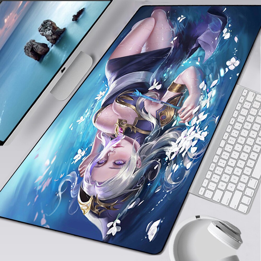 LoL Ashe Mousepad Collection, Freljord, Coven Ashe, Marauder Ashe, High Noon Ashe, Lunar Empress Ashe, League of Legends Deskmat Gift