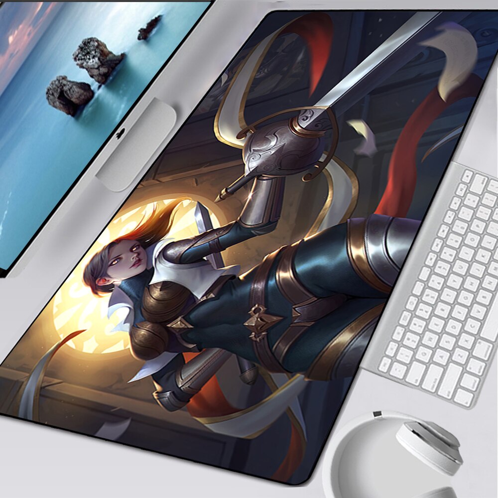 LoL Fiora Gaming Mousepads, Project Fiora, Bewitching Fiora, Pulsefire Fiora, Soaring Sword Fiora, Headmistress Fiora, Heartpiecer Fiora, League of Legends Deskmat Gift