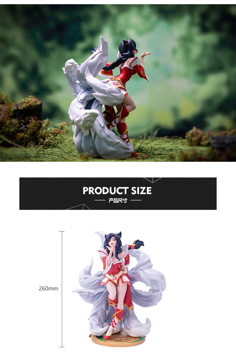 Ahri Medium Statue Nine Tailed Fox - League of Legends Fan Store