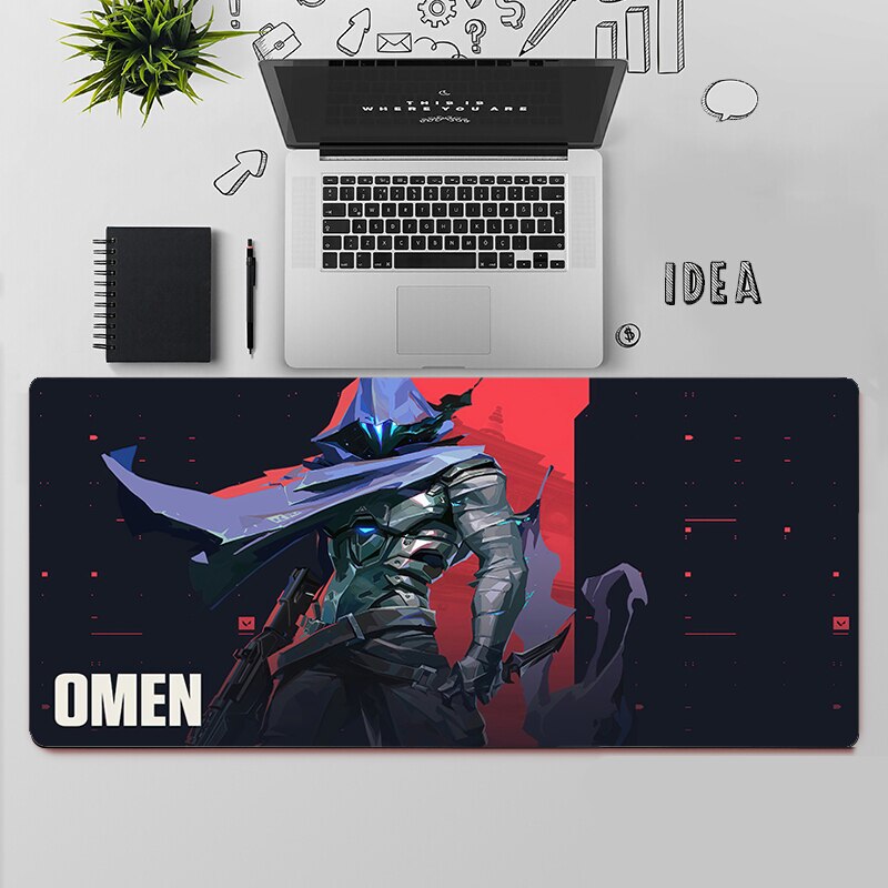 Valorant Omen Mousepads | Valorant Gaming Desk Mat Collection