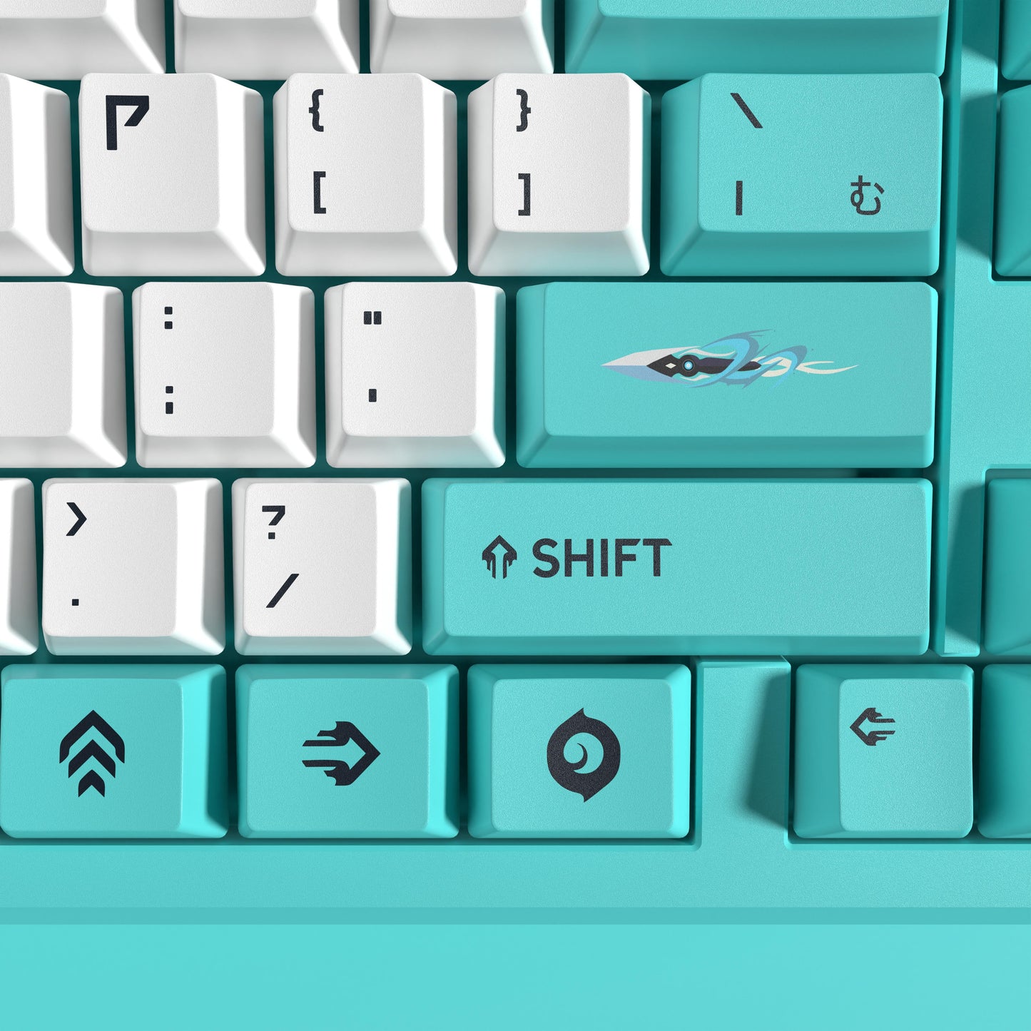 Valorant Jett Custom Full Set Keycaps -  Best Gift for Valorant Player - Gamer Keycap Series