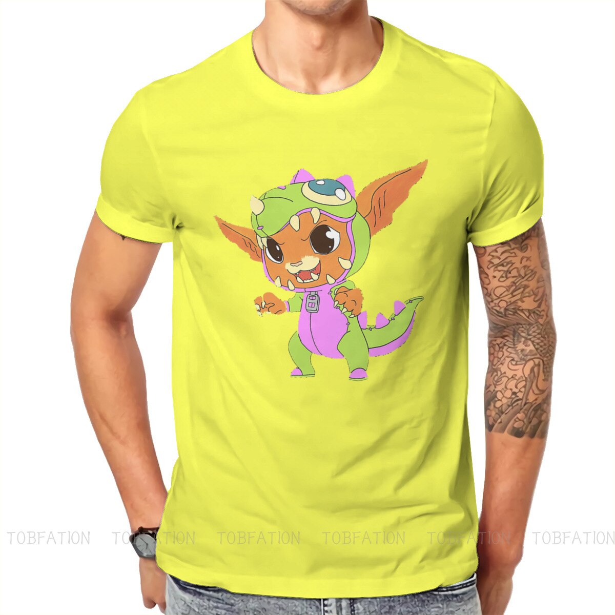 Dino Gnar Fashion T-Shirts - League of Legends Fan Store