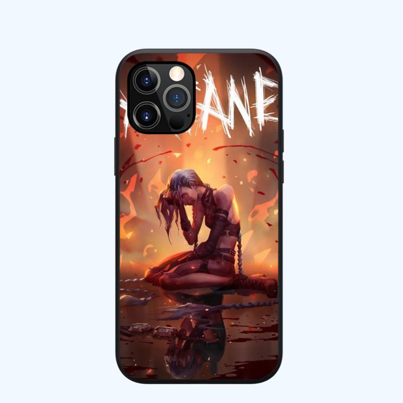 Collection 1 Arcane jinx Phone Case for iPhone 13 12 11 mini pro XS MAX XR 8 7 6 6S Plus X 5S SE 2020 - League of Legends Fan Store