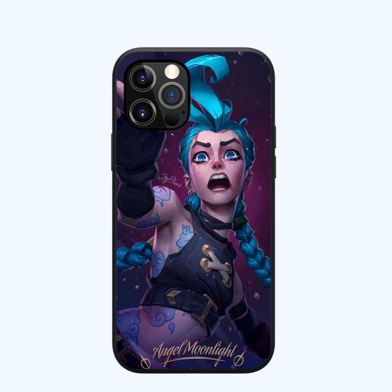 Collection 1 Arcane jinx Phone Case for iPhone 13 12 11 mini pro XS MAX XR 8 7 6 6S Plus X 5S SE 2020 - League of Legends Fan Store