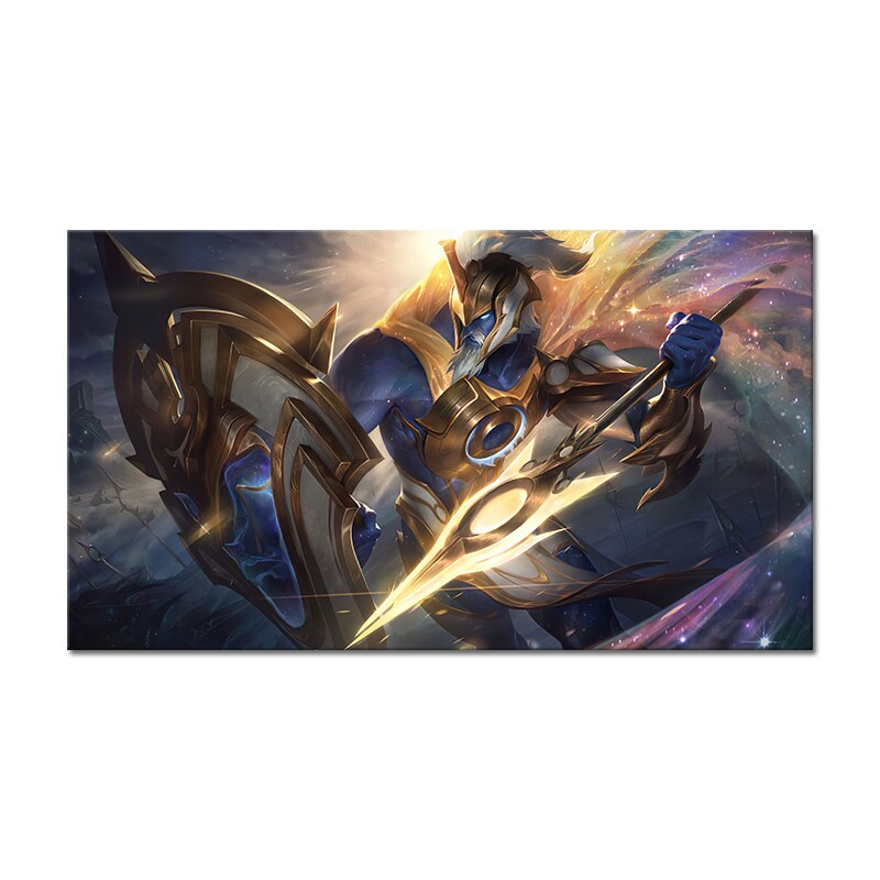 Ascended Pantheon Prestige Edition Poster - Canvas Painting - League of Legends Fan Store