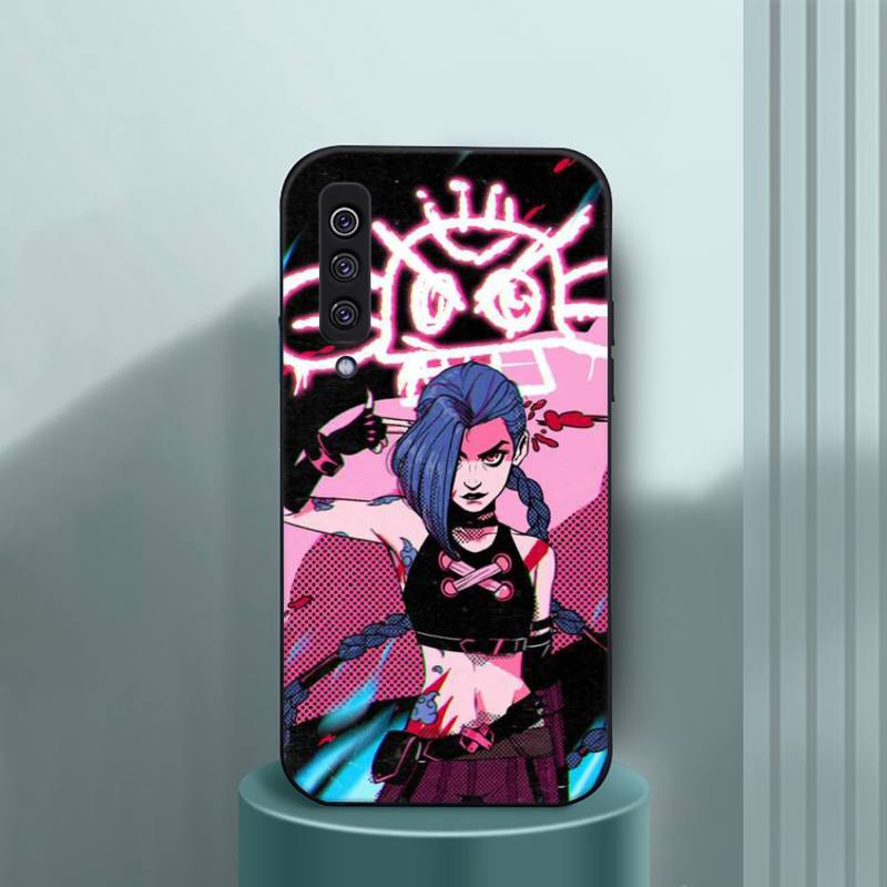 Collection 2 Arcane jinx Phone Case For Samsung a10 a12 a50 a51 a52 a21 a31 a32 a71 s10 s20 s21  Plus Fe Ultra - League of Legends Fan Store