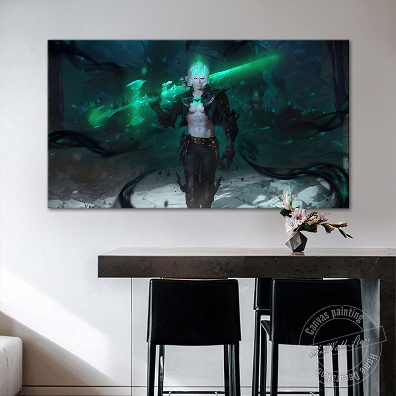 "The King of Ruined" Viego Poster - Canvas Painting - League of Legends Fan Store