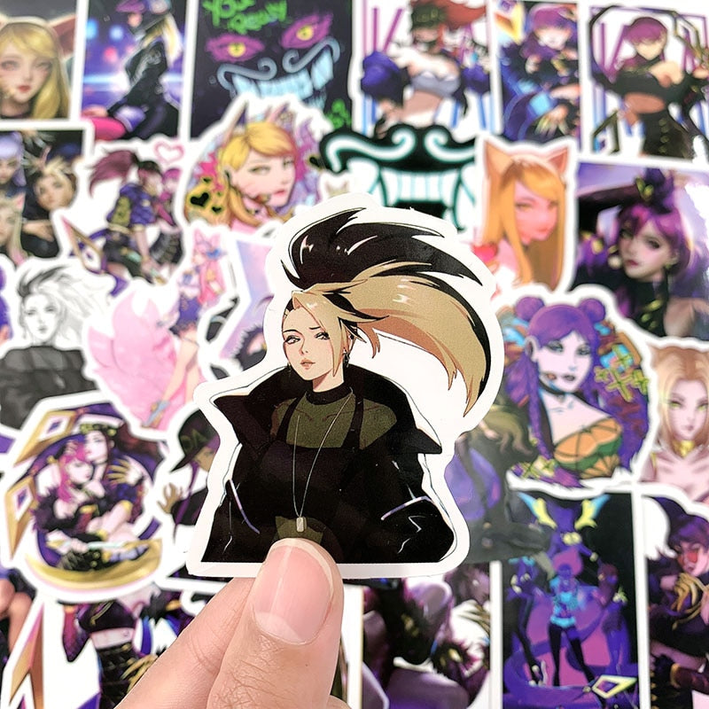 KDA Graffiti Stickers - League of Legends Fan Store