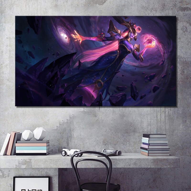 "Dark Star"  Anivia Varus Lissandra Illaoi Nami Skarner Vladimir Poster - Canvas Painting - League of Legends Fan Store