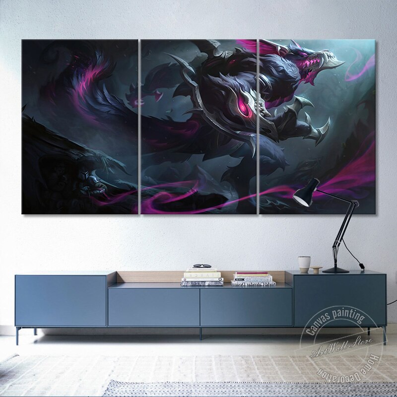 Warwick "The Uncaged Wrath of Zaun" Poster - Canvas Painting - League of Legends Fan Store