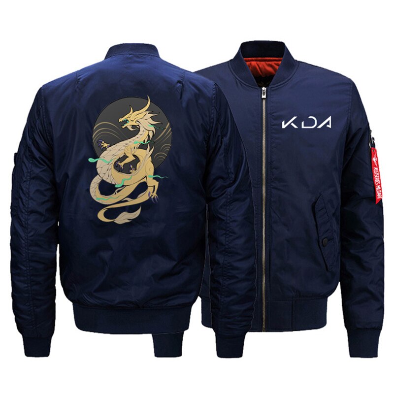 KDA AKALI Baseball Jacket Winter Windbreaker - League of Legends Fan Store