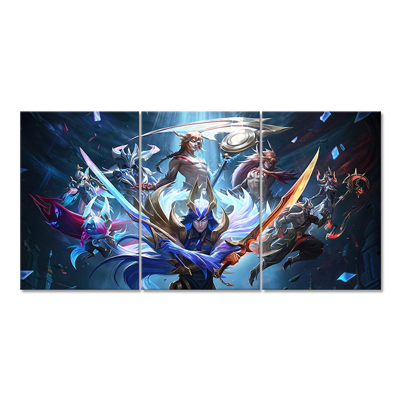 "Dawnbringer" Yone - Morgana - Kayn - Lillia - Tryndamere Poster - Canvas Painting - League of Legends Fan Store