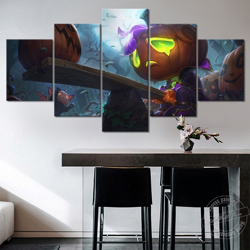 Amumu Halloween - The Sad Mummy Poster - Canvas Painting - League of Legends Fan Store