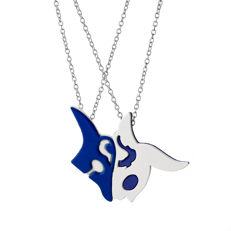 Kindred Eternal Hunters - Xayah and Rakan Couples Necklaces - League of Legends Fan Store