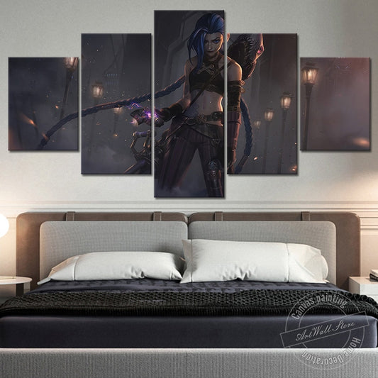 Arcane Jinx Poster - Canvas Painting - League of Legends Fan Store