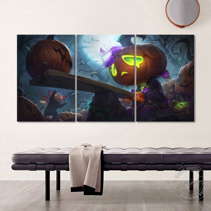 Amumu Halloween - The Sad Mummy Poster - Canvas Painting - League of Legends Fan Store