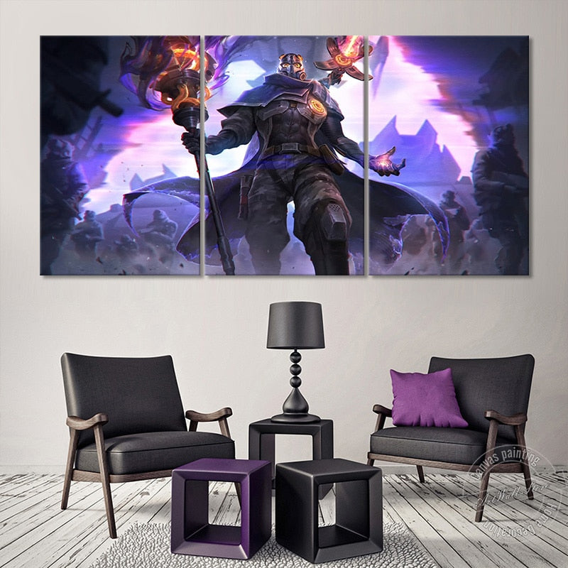 Viktor "PsyOps" Poster - Canvas Painting - League of Legends Fan Store