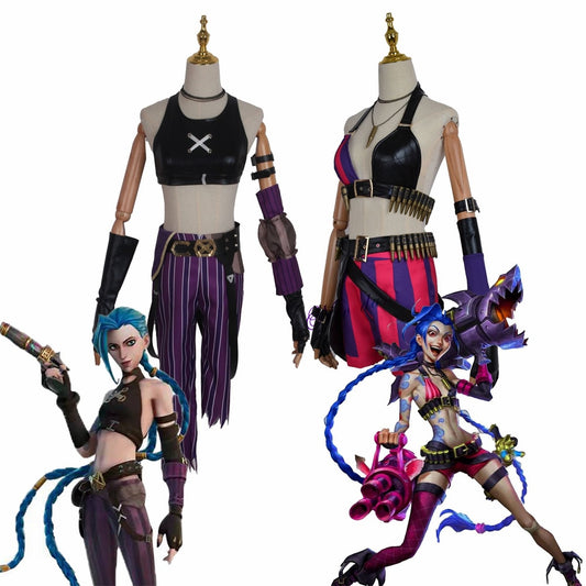 Jinx Cosplay Costume Halloween Party - League of Legends Fan Store