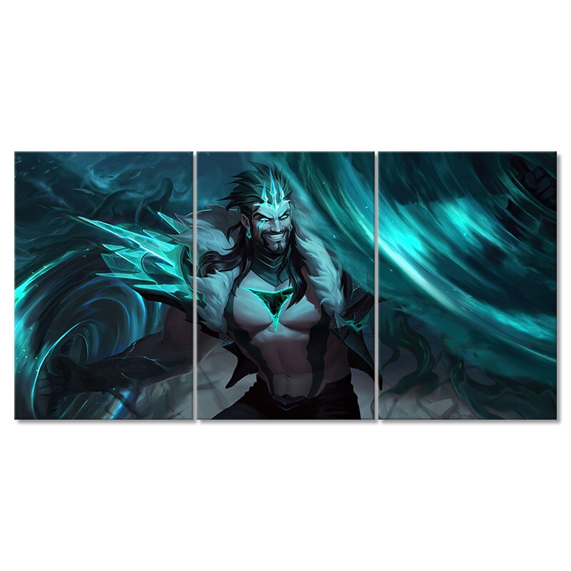 Draven "Ruined" Poster - Canvas Painting - League of Legends Fan Store