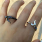 Couple Rings 925 Sterling Silver Engagement Ring Earstuds - League of Legends Fan Store