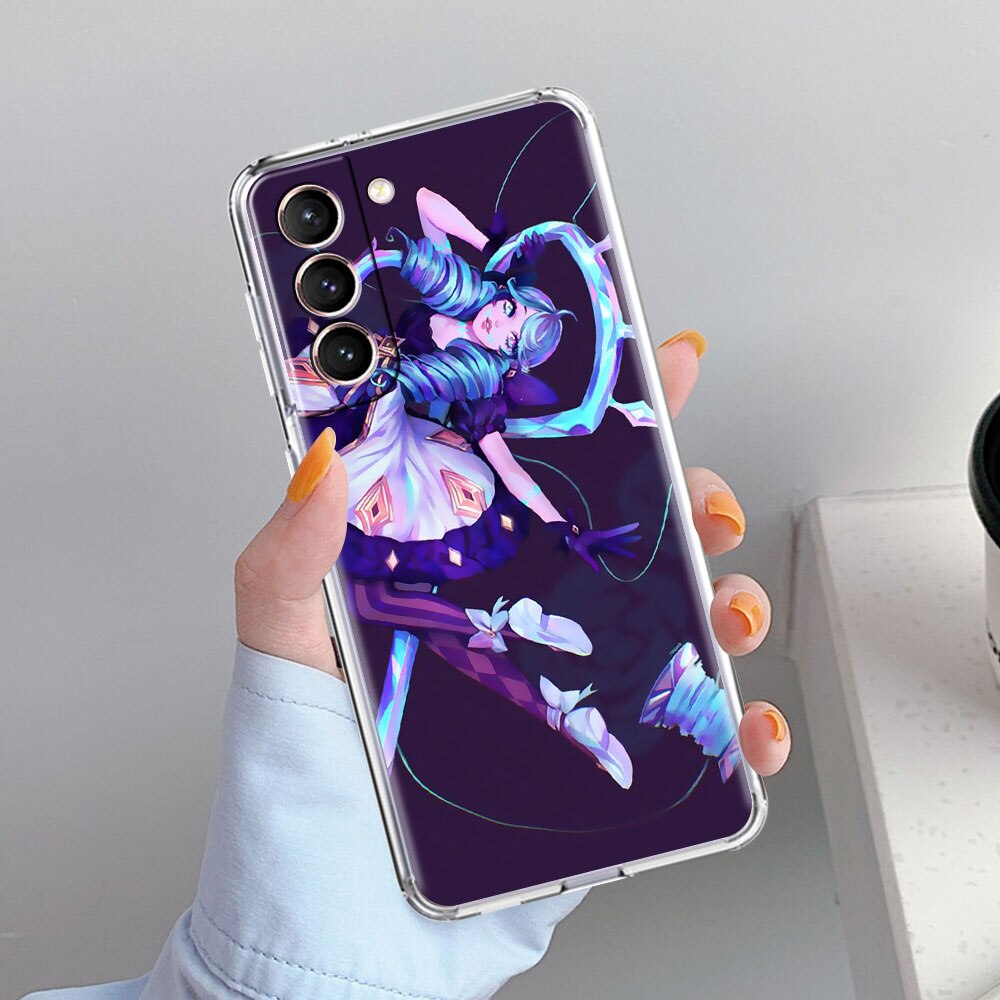 Collection 1 Transparent Phone Case for Samsung Galaxy S21 Plus S20 FE S21 UItra S10 S9 S20 S9 S8 Protect Cover Game League Of Legends Lol - League of Legends Fan Store