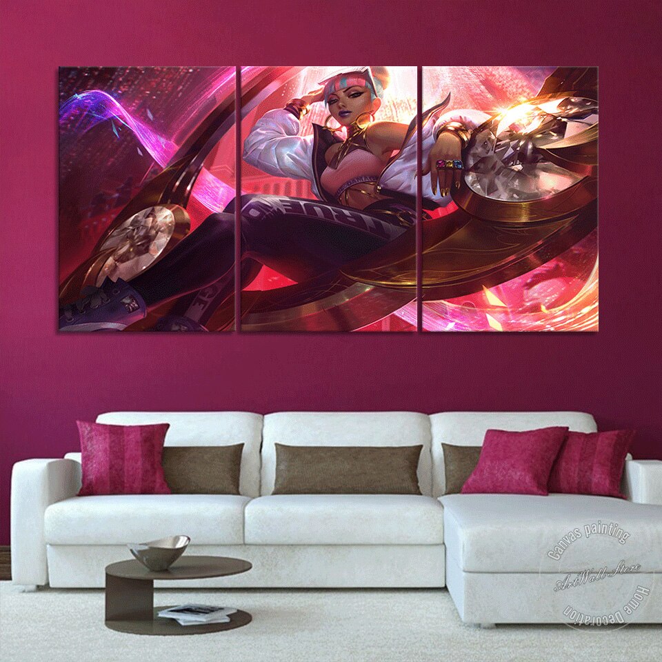 Qiyana "Empress of The Elements" Poster - Canvas Painting - League of Legends Fan Store