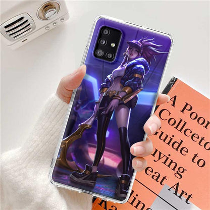 Collection 1 League Legends LOL Kda Case For Samsung Galaxy A51 A71 A41 A42 5G A31 A21 A01 M51 M21 M11 Clear Soft Phone Coque Shell - League of Legends Fan Store