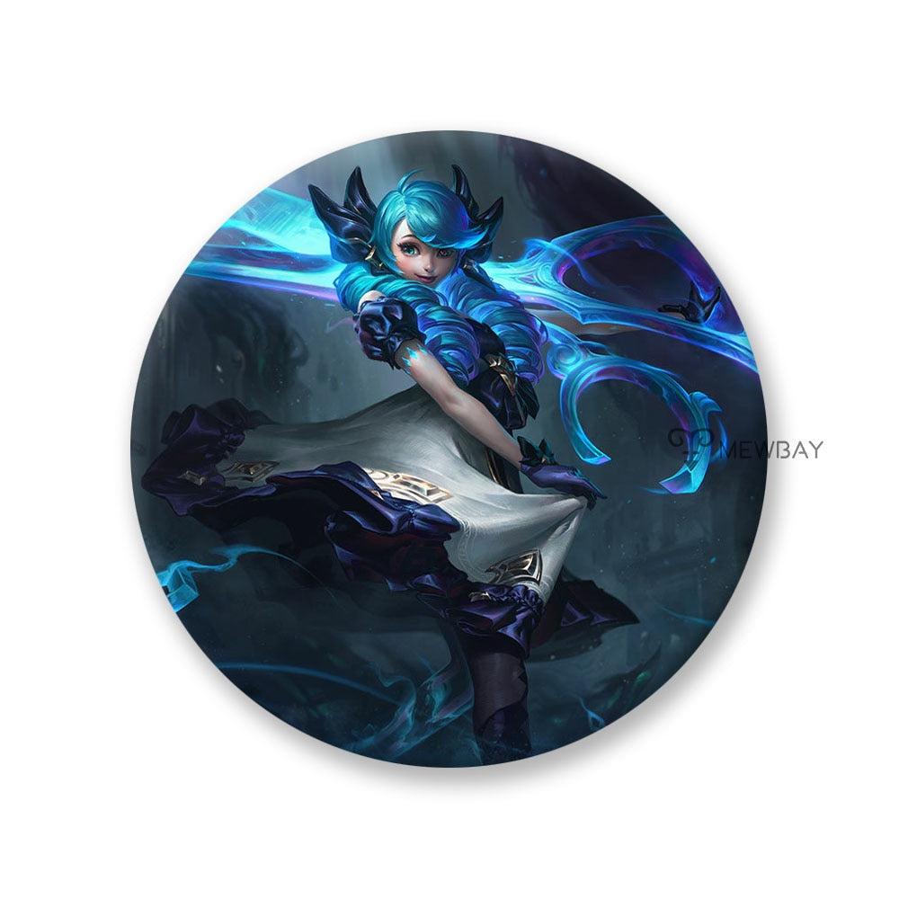 League of Legends  Gwen Badge - League of Legends Fan Store