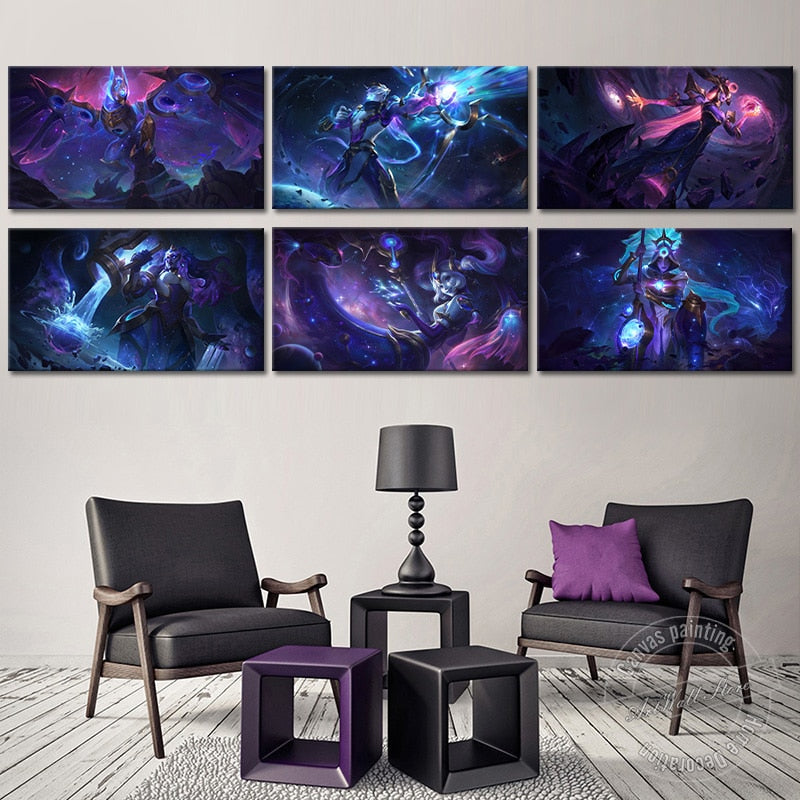 "Dark Star"  Anivia Varus Lissandra Illaoi Nami Skarner Vladimir Poster - Canvas Painting - League of Legends Fan Store