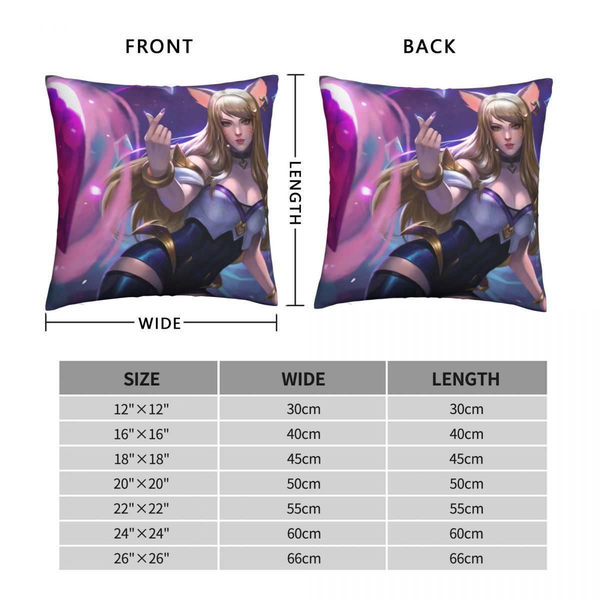 Darkness Pillowcase - League of Legends Fan Store