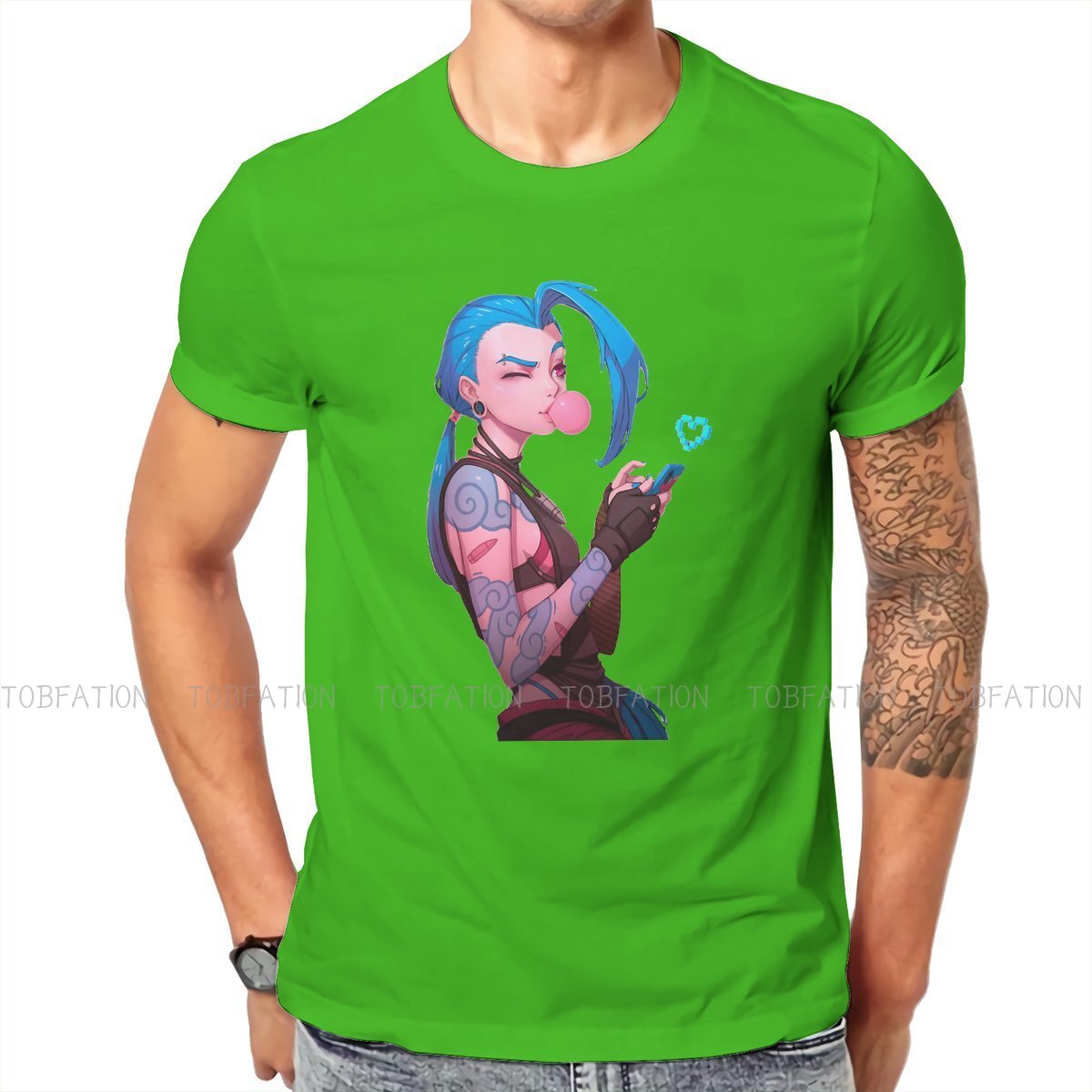 Arcane Jinx T Shirt - League of Legends Fan Store