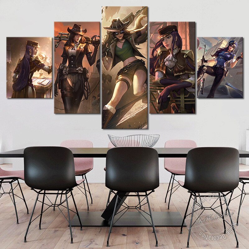 Caitlyn Poster - Canvas Painting 2 - League of Legends Fan Store