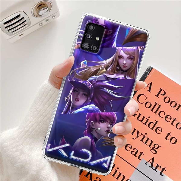 Collection 1 League Legends LOL Kda Case For Samsung Galaxy A51 A71 A41 A42 5G A31 A21 A01 M51 M21 M11 Clear Soft Phone Coque Shell - League of Legends Fan Store