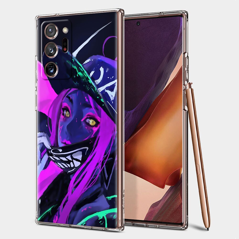 Collection 2 League Of Legends Lol Cool Transparent Phone Case for Samsung Galaxy Note 20 UItra 10 Plus 5G 10Lite 20 5G 9 Protect Cover - League of Legends Fan Store