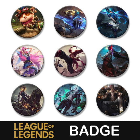 League of Legends Champions Badge - Brooch Collection - League of Legends Fan Store